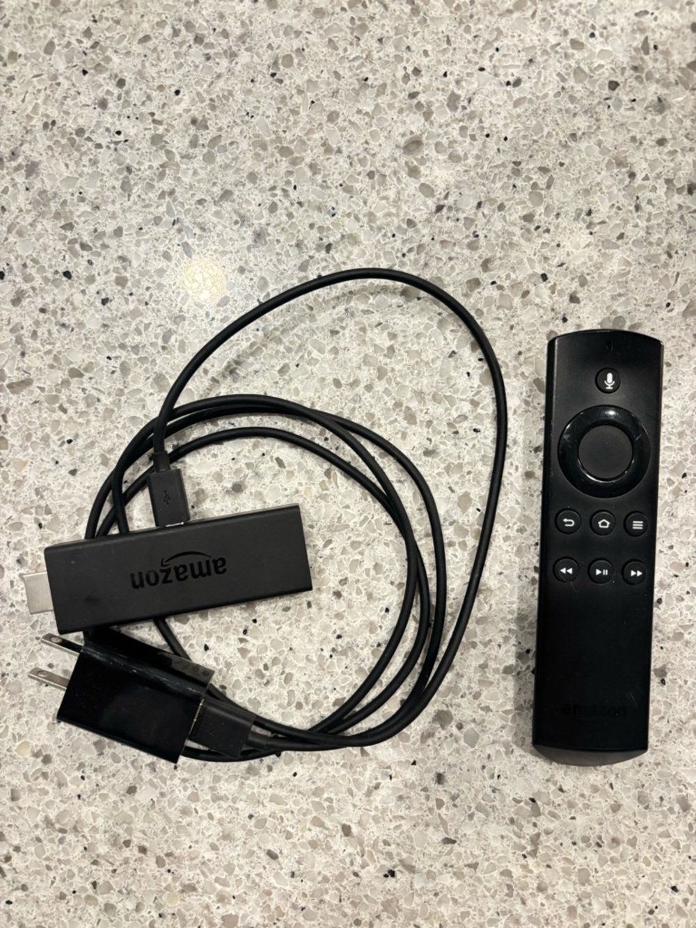 Amazon Black Streaming Stick with Voice Remote